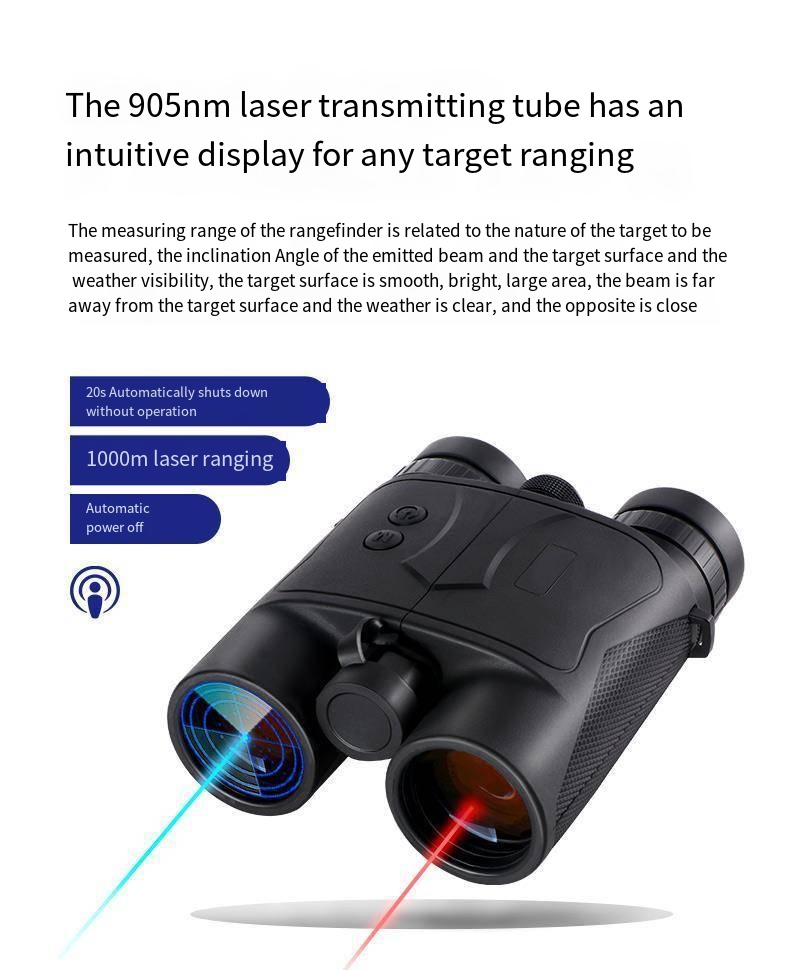HW01 10x42 Laser Rangefinder Telescope detail photo 6